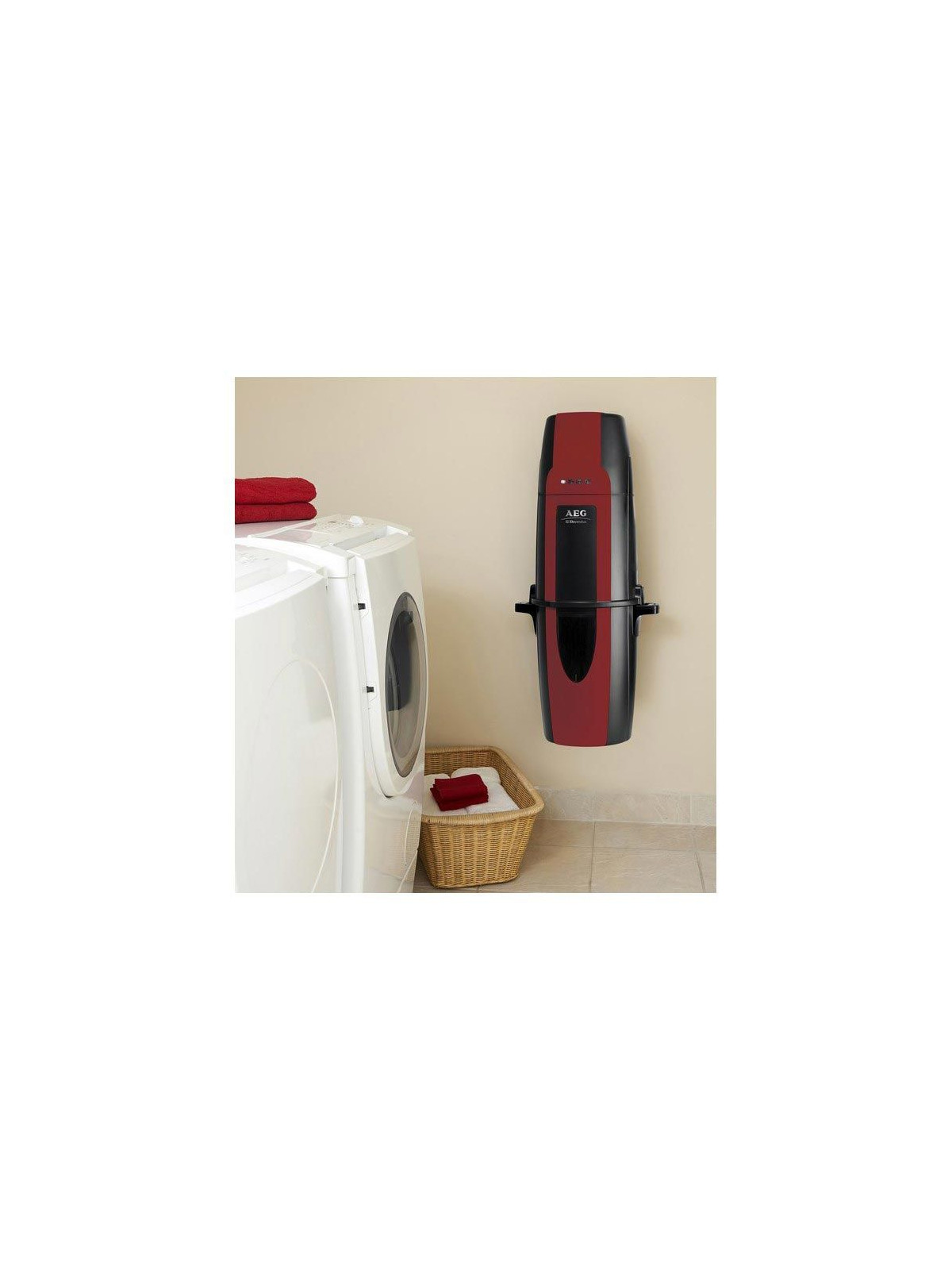 Centrale AEG Confort installée en buanderie