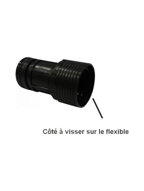 Embout de flexible pour une poignée de commande Aldes