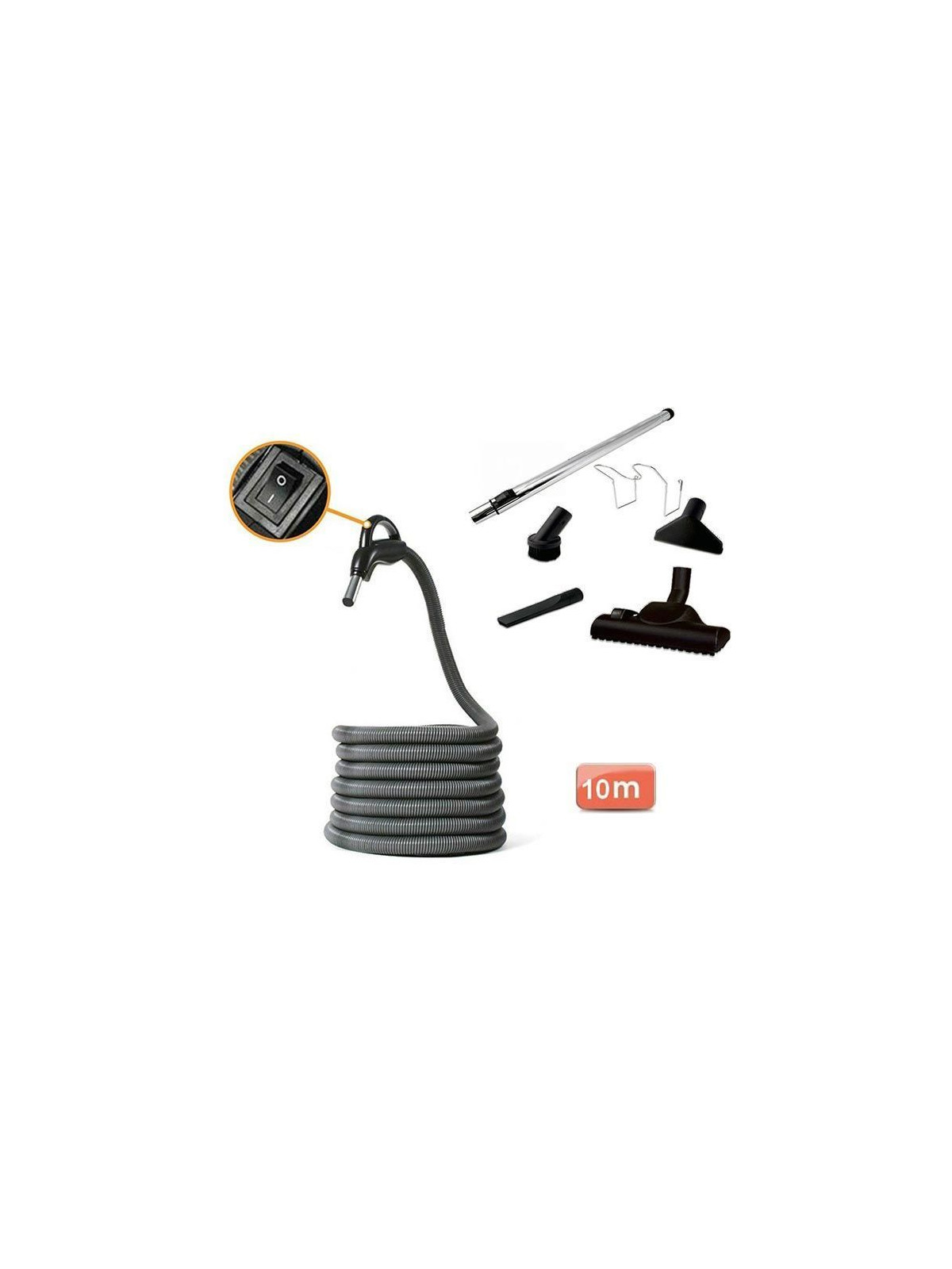 Set nettoyage aspiration + flexible 10 M inter on/off  Beam Progression