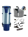 Kit aspiration centralisée Aertecnica  TC4 + flexible 9M variateur + set Confort