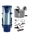 Kit aspiration centralisée Aertecnica  TP4 + flexible 9M variateur + set Confort