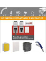 Kit flexible rétractable 9 M complet avec prise Retraflex