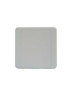 Prise aspiration carrée Eco 9 x 9 cm blanche D51